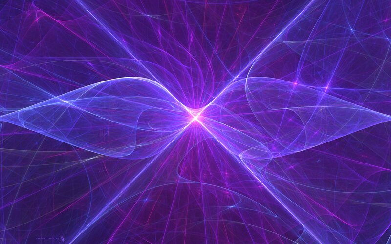 purple fractal energy burst