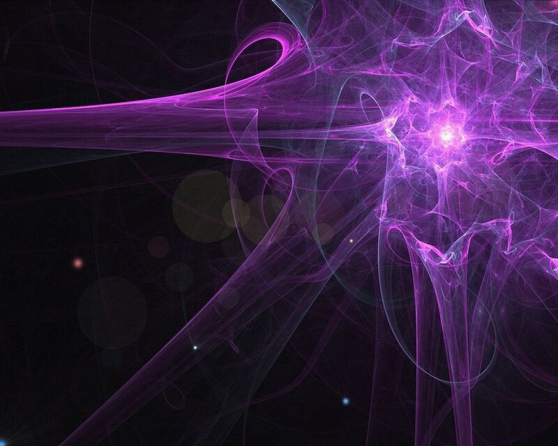 purple fractal energy burst