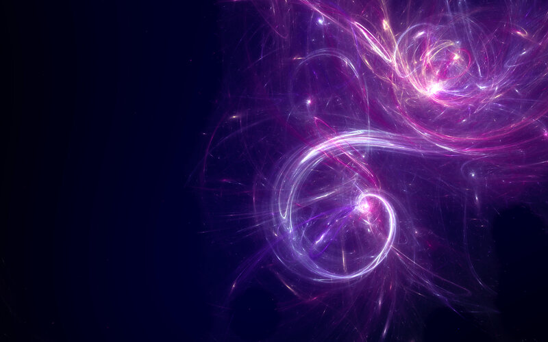purple fractal energy swirl