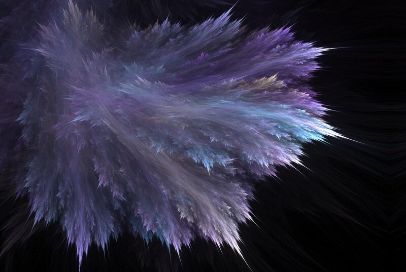 purple fractal explosion