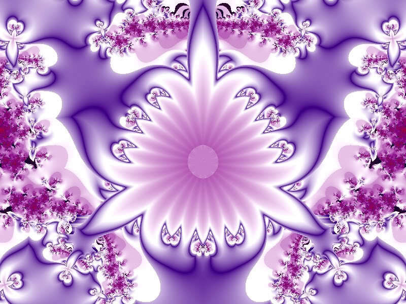 purple fractal flower pattern