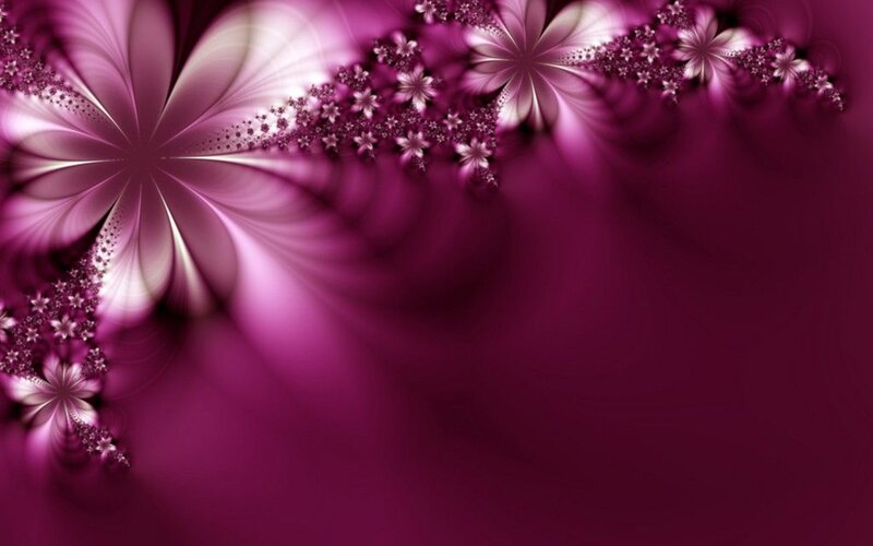 Purple Fractal Flowers — Hypnotic
