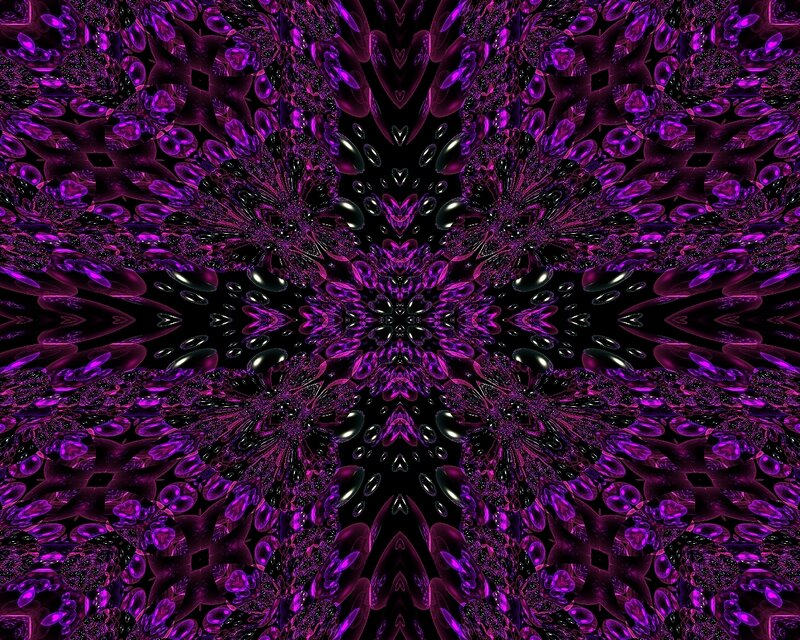 purple fractal kaleidoscope