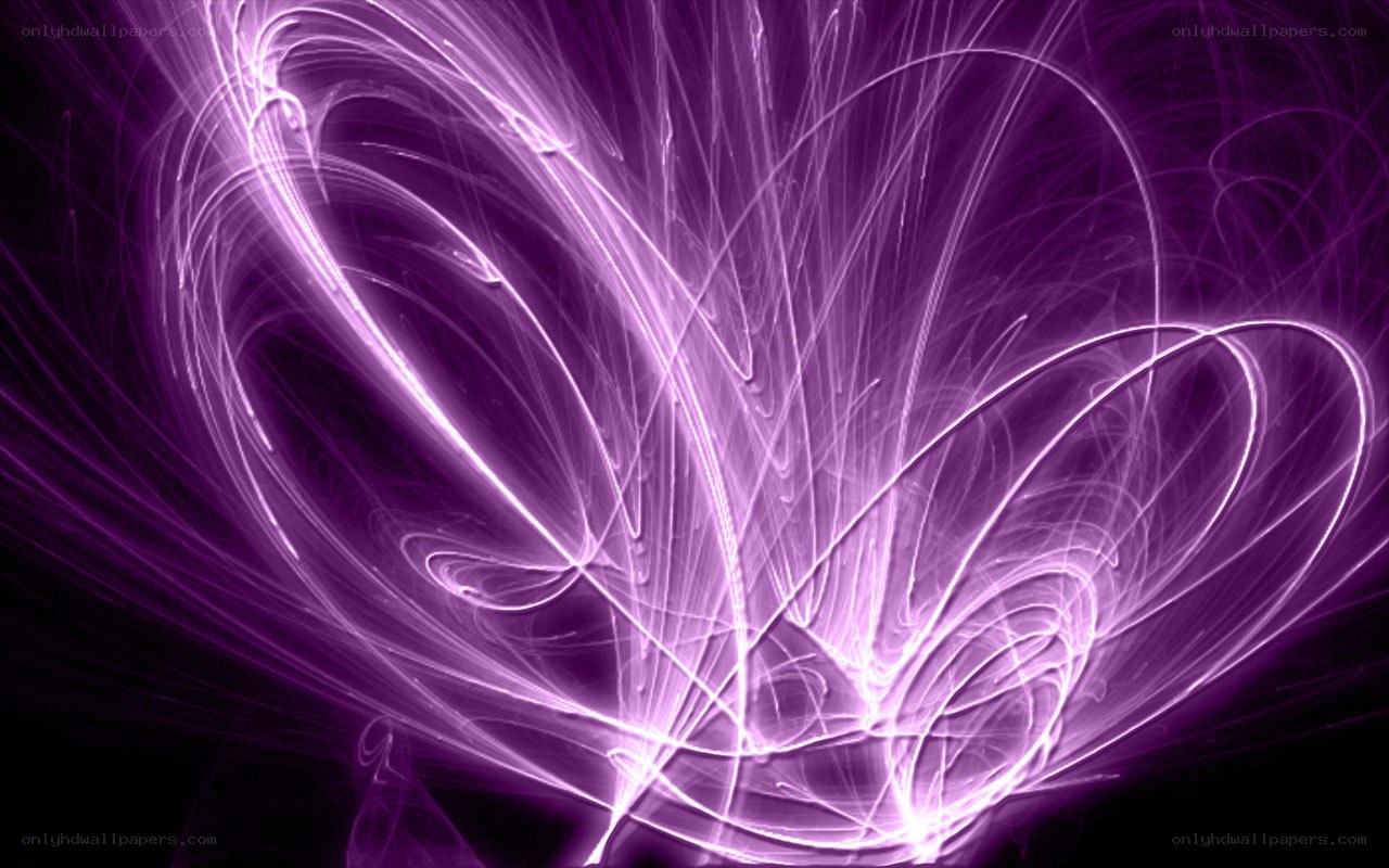 purple fractal light patterns