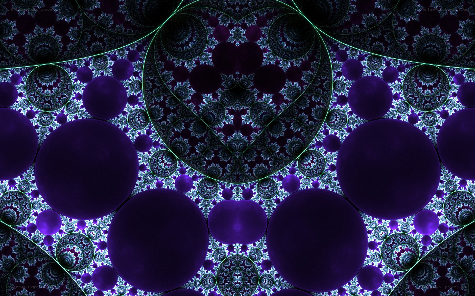 purple fractal pattern