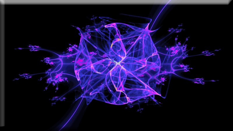 Purple Fractal Pattern — Abstract