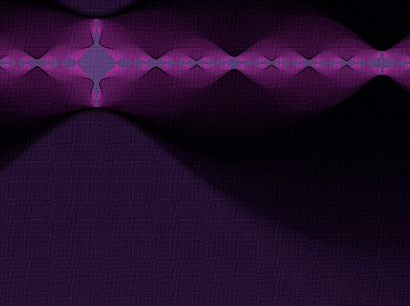 Purple Fractal Pattern — Calm, Abstract