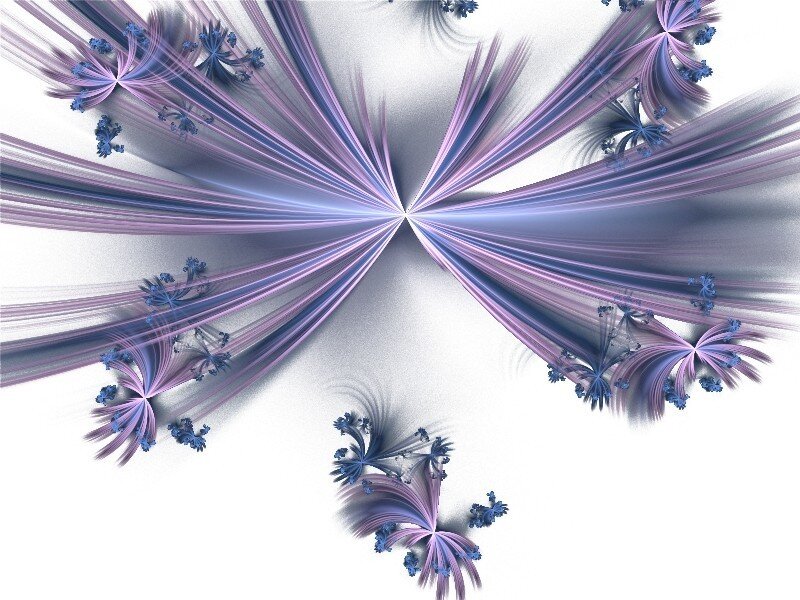 Purple Fractal Pattern — Calm