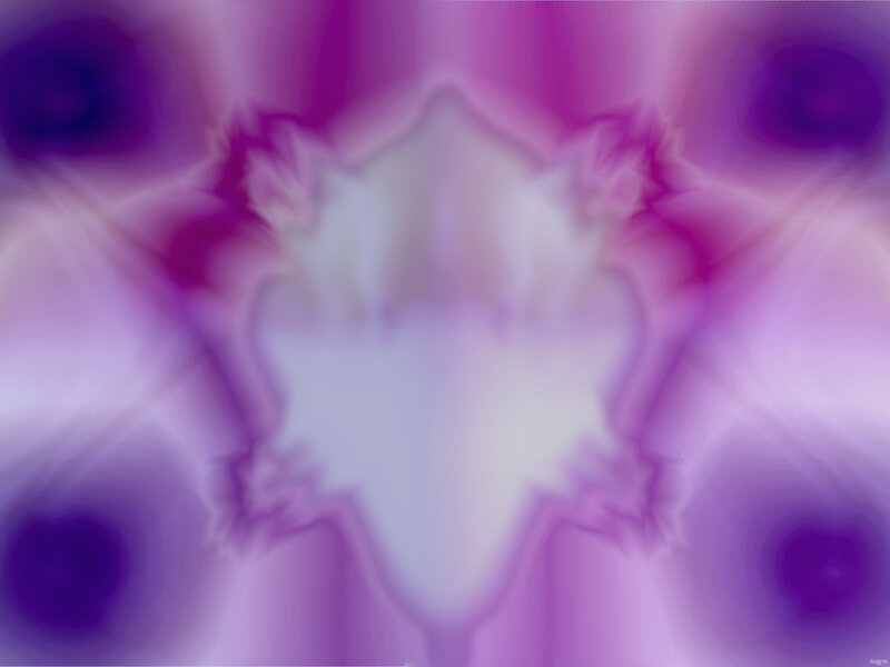 Purple Fractal Pattern — Ethereal, Abstract, Light, Color