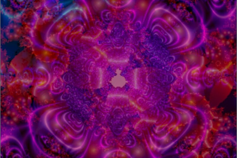 Purple Fractal Pattern — Hypnotic, Abstract, Swirls