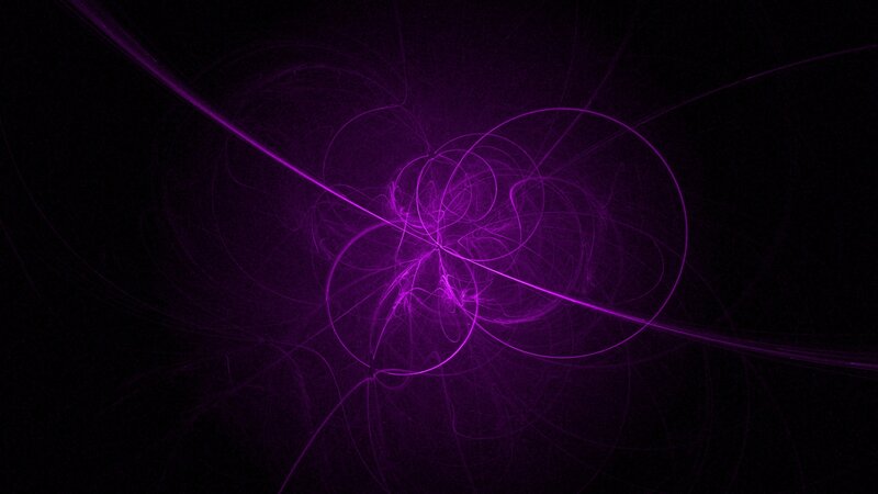 Purple Fractal Pattern — Mysterious, Abstract, Lines