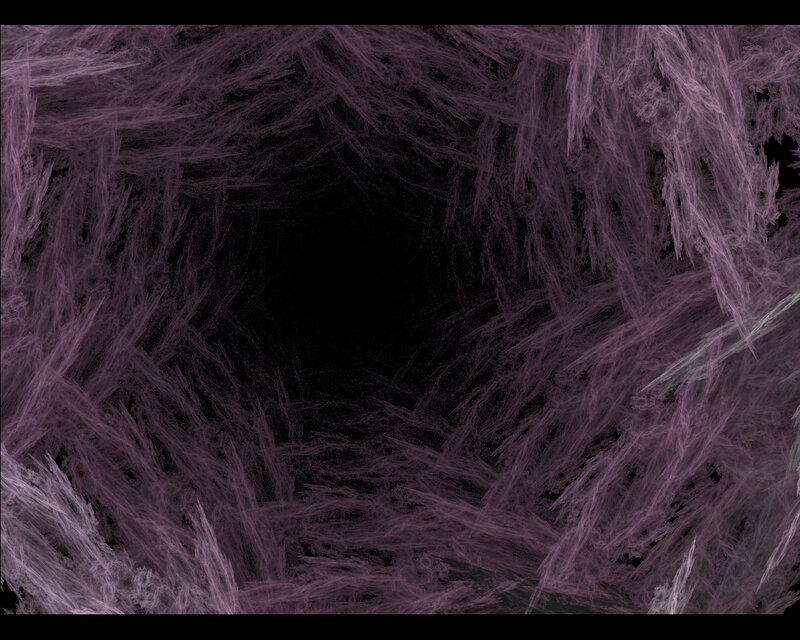 Purple Fractal Pattern — Mysterious