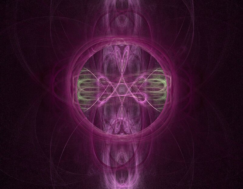 Purple Fractal Pattern — Mystical