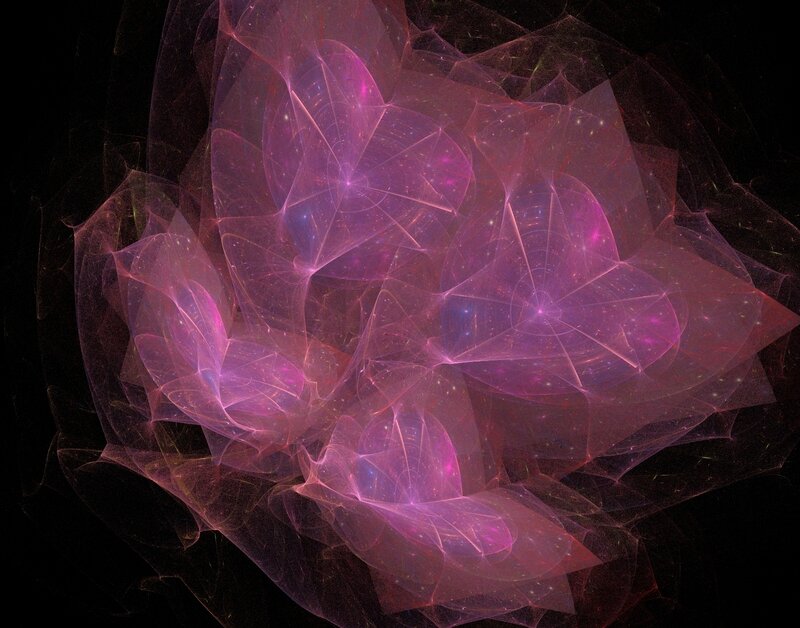 Purple Fractal Patterns — Ethereal
