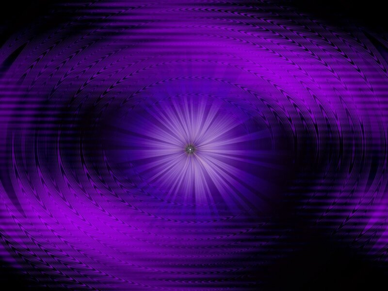 purple fractal spiral