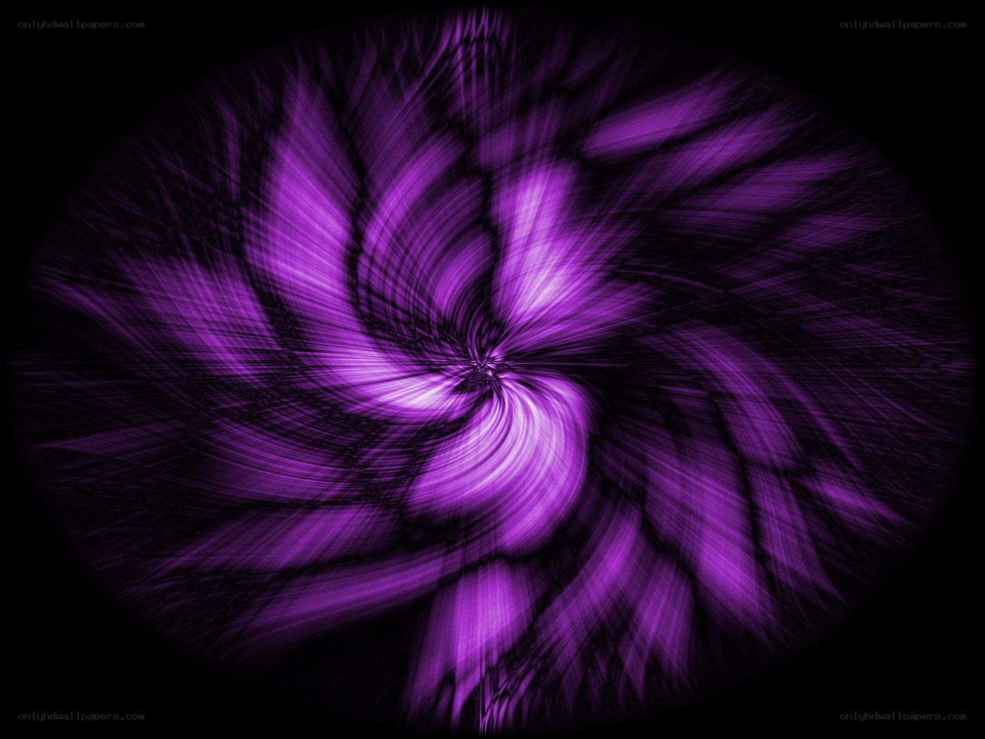 purple fractal spiral