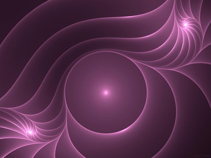 Purple fractal spiral design