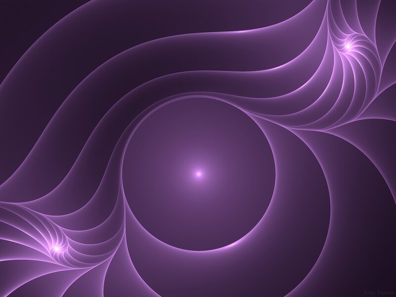 Purple fractal spiral design