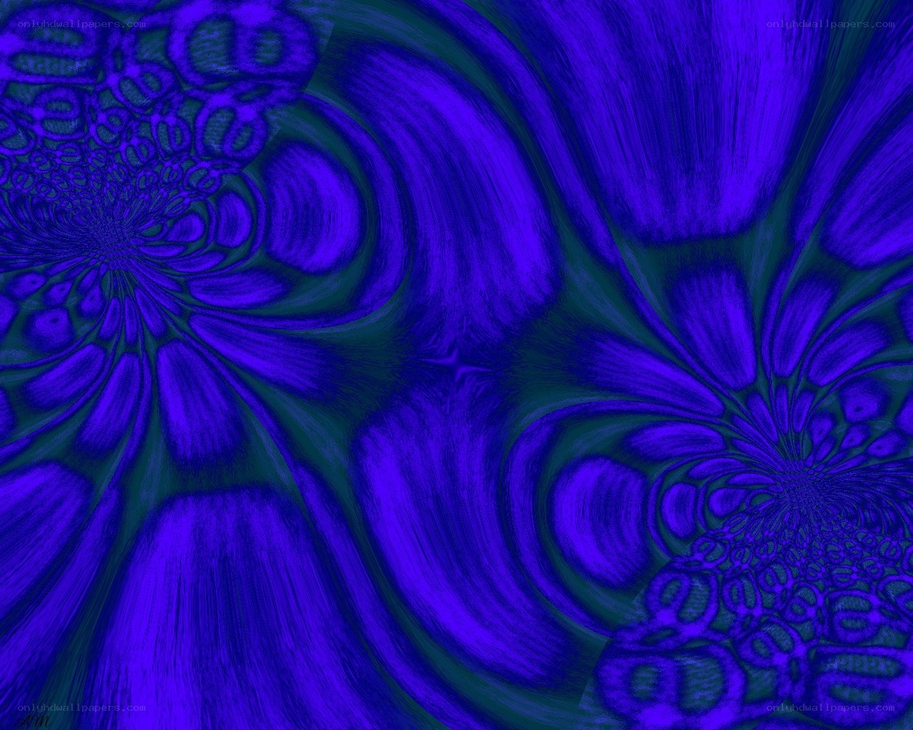 purple fractal spiral pattern