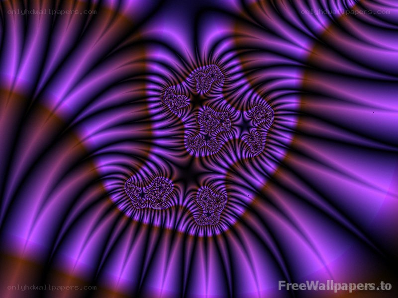 purple fractal spiral pattern