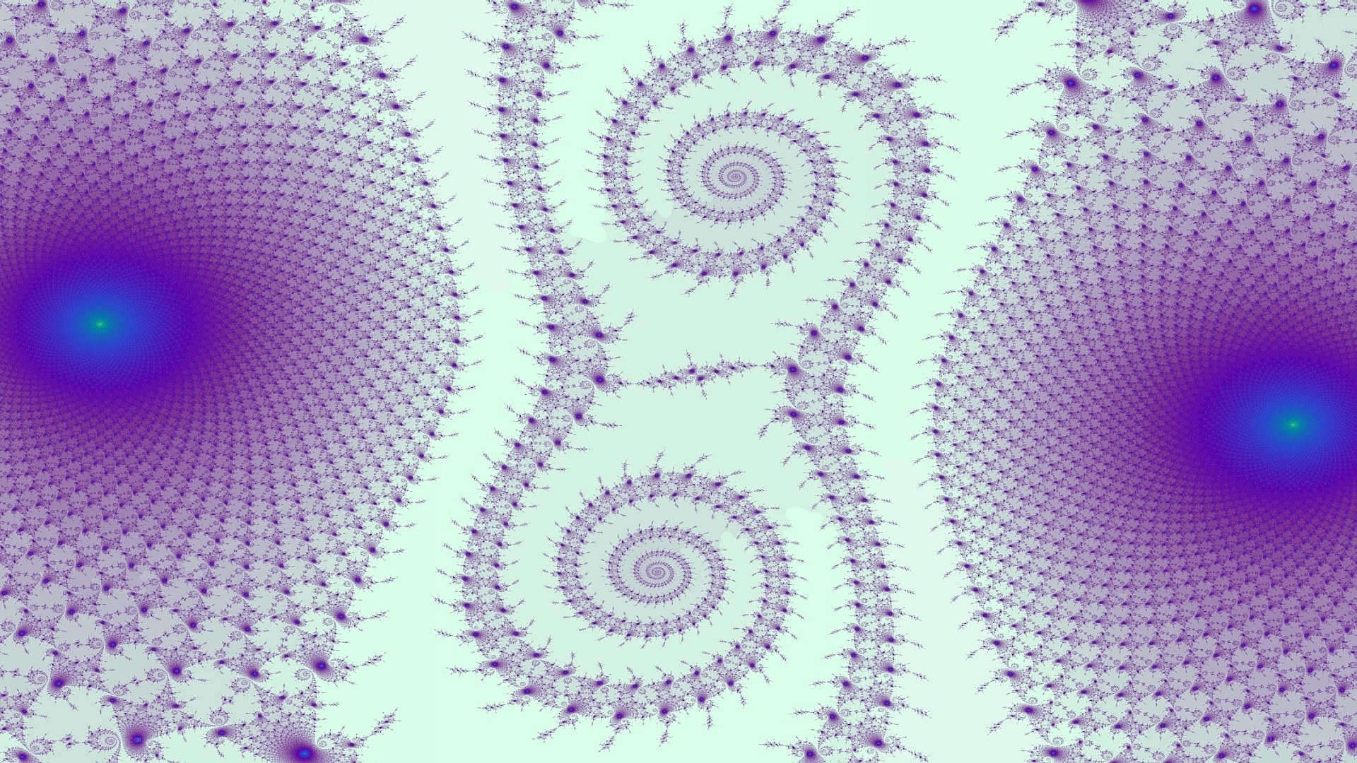 purple fractal spiral pattern
