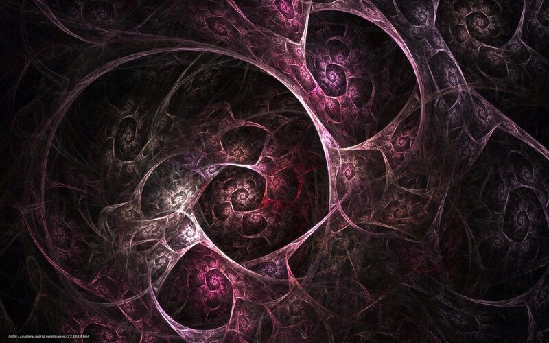 Purple fractal spiral pattern