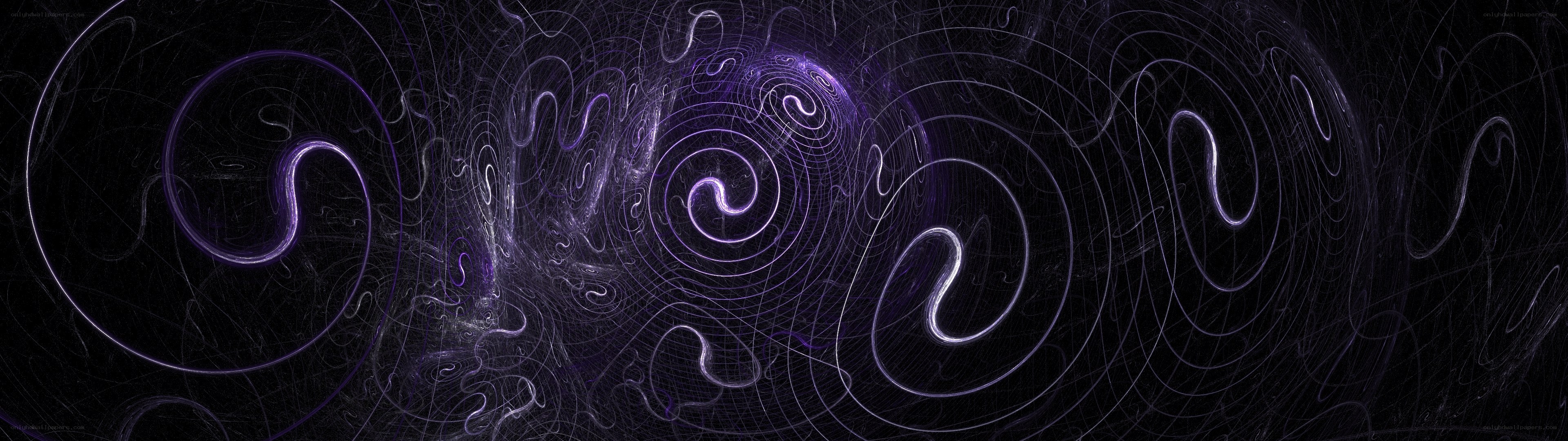 purple fractal spiral patterns