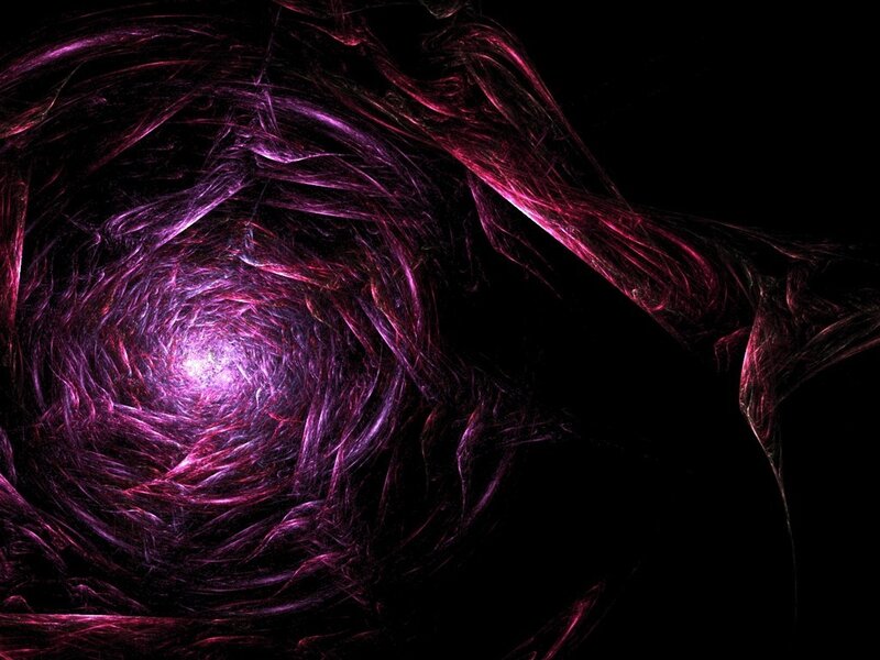 purple fractal spiral tunnel
