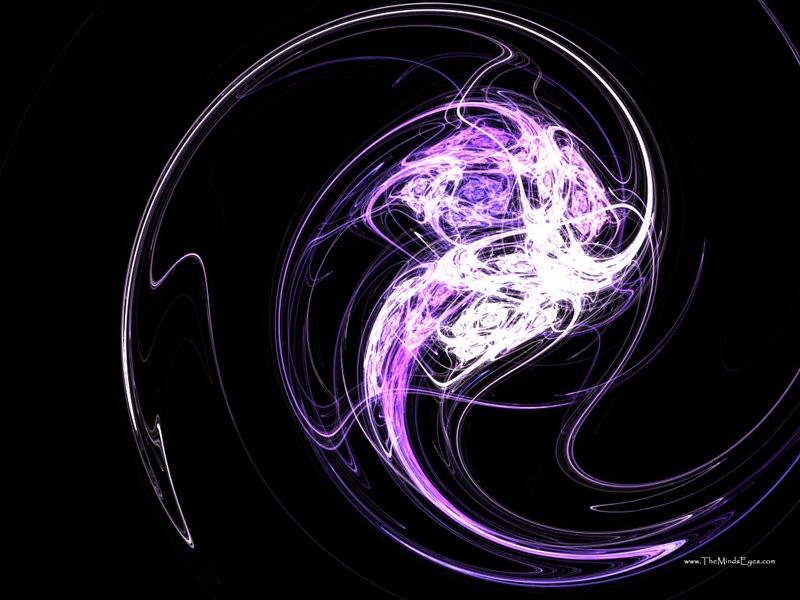 purple fractal swirl