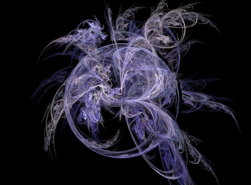 Purple Fractal Swirl — Ethereal, Abstract, Swirls