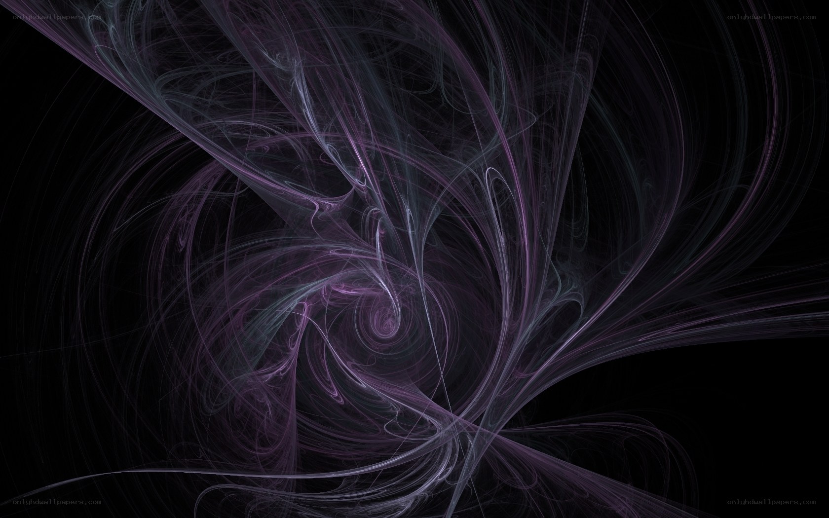 purple fractal swirl