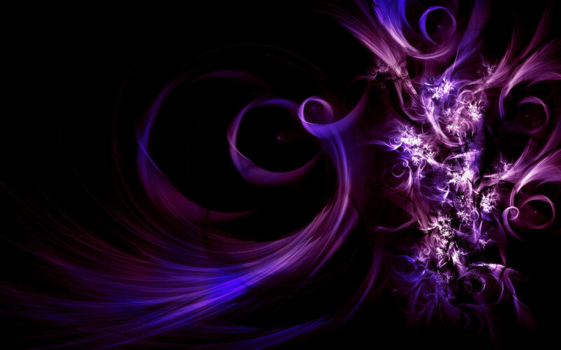 purple fractal swirls