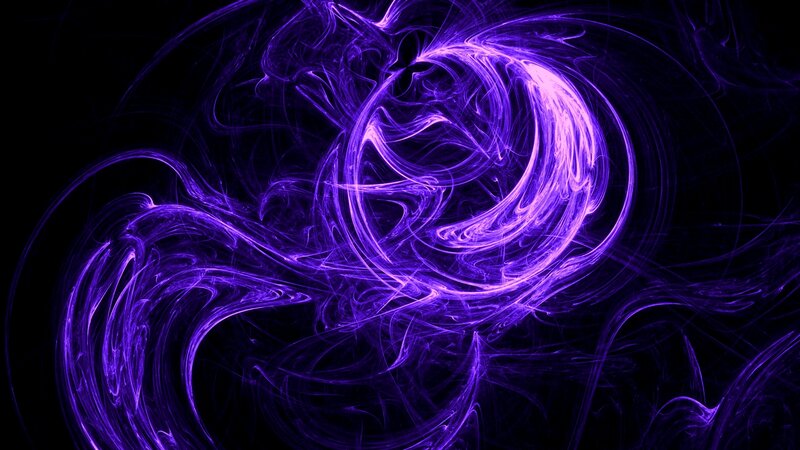 Purple Fractal Swirls — Dynamic, Abstract