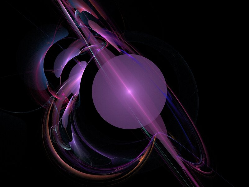 Purple Fractal Swirls — Mystical