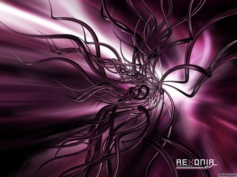 Purple Fractal Tendrils