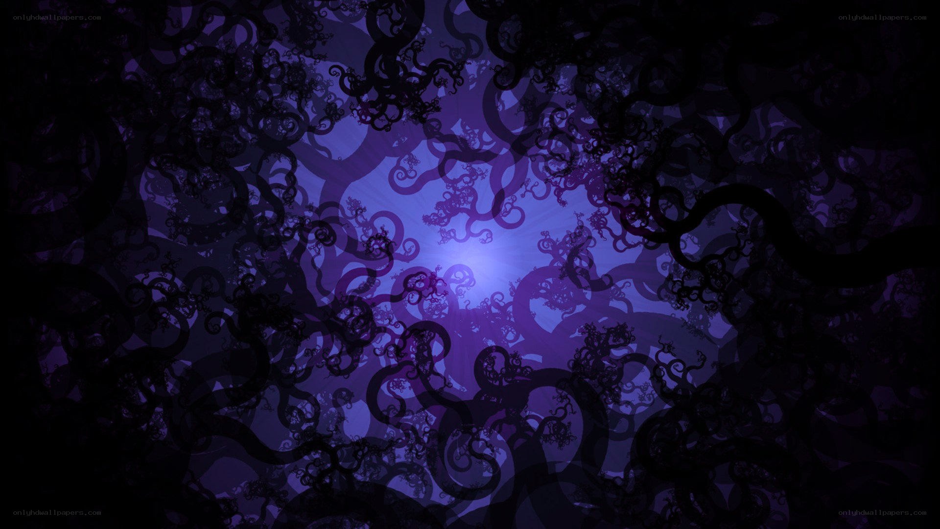 purple fractal tentacles