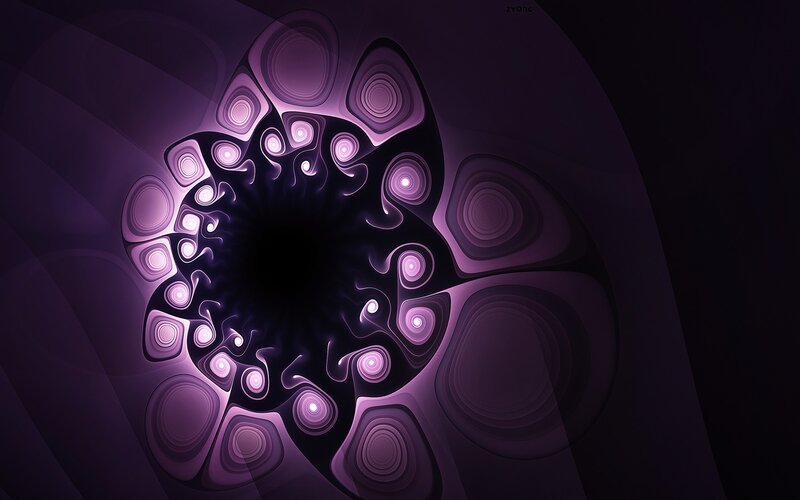 Purple Fractal Tunnel — Hypnotic