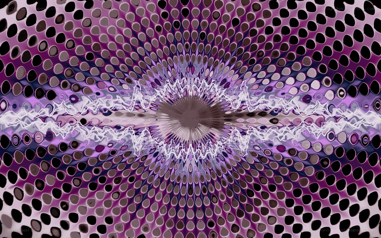 Purple fractal tunnel