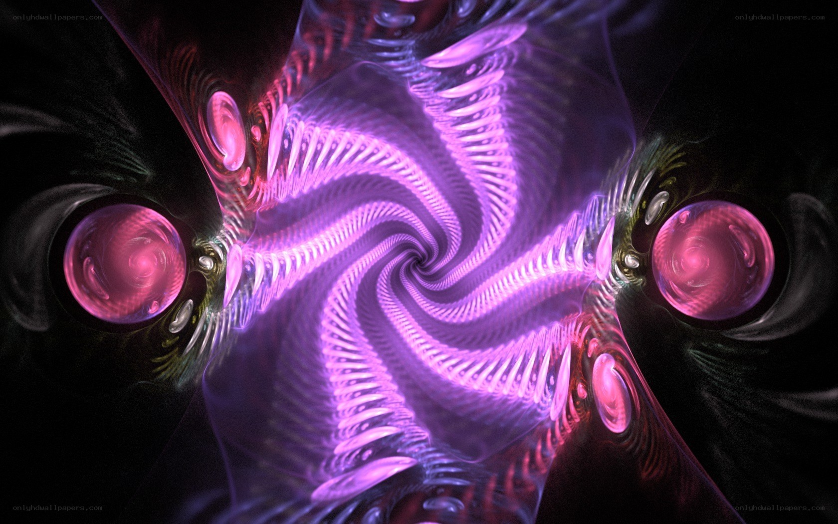 purple fractal vortex