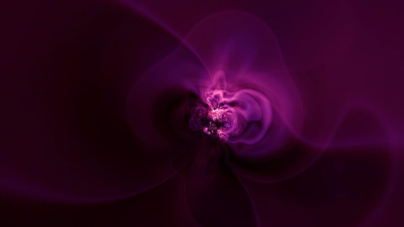 Purple Fractal Vortex — Mystical