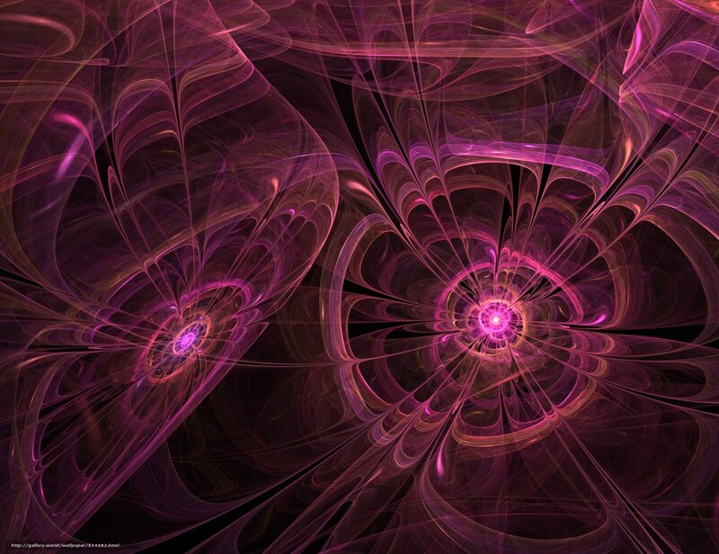 Purple fractal vortex pattern