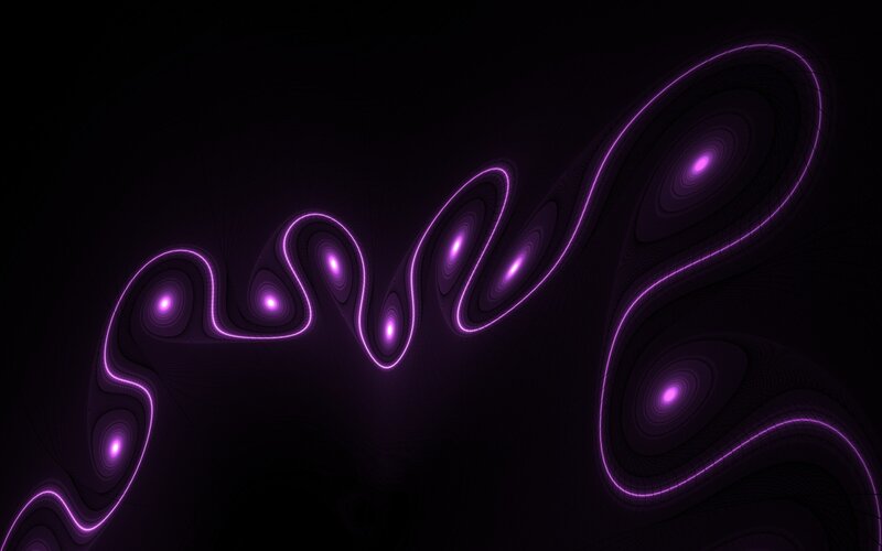 purple fractal wave pattern