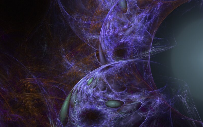 Purple Fractal Web
