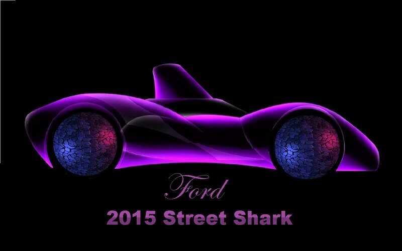 Purple Futuristic Car — Dramatic
