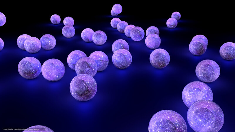 purple galaxy spheres