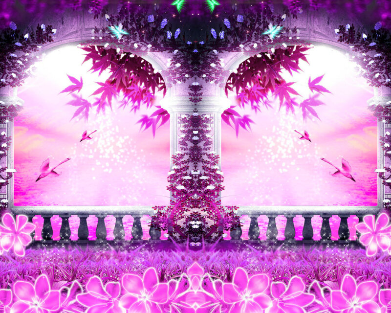 Purple Garden Archway