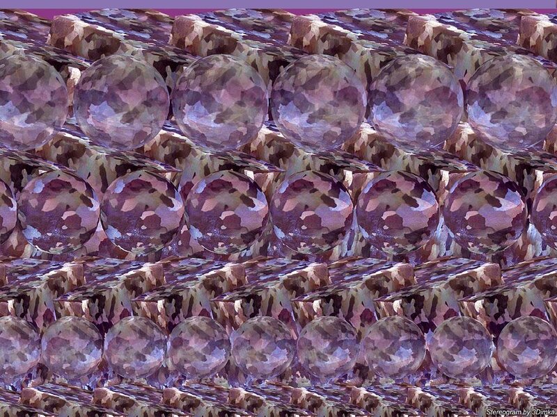 Purple gemstone pattern