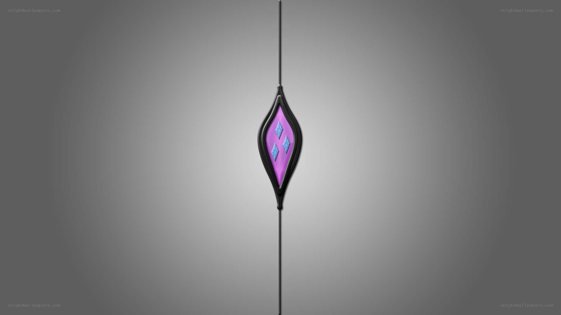 purple gemstone pendant