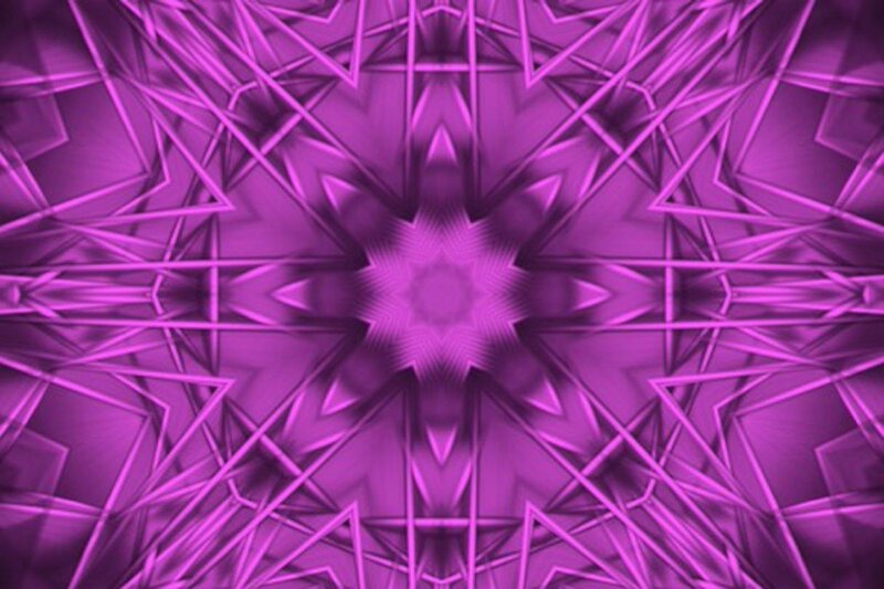 purple geometric kaleidoscope