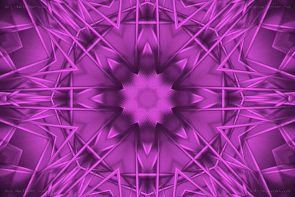 purple geometric kaleidoscope
